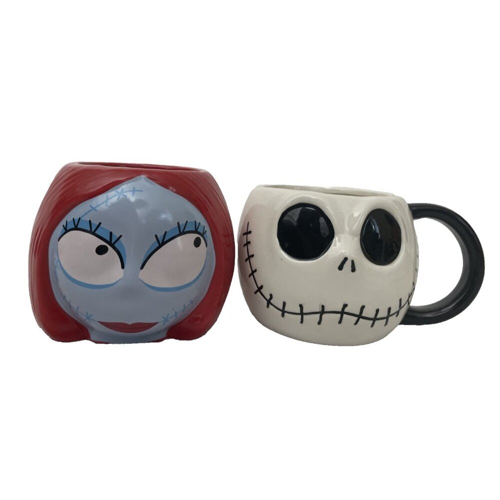The Nightmare Before Christmas Sally Jack Set Of 2 Disney Kcare Coffee Mug Cup